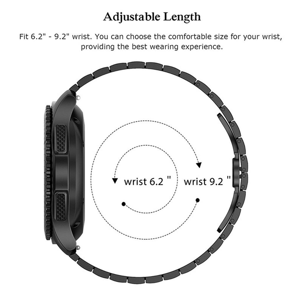 22mm Watchband Stainless Steel Watch Band Strap Wristband Replacement for HUAWEI WATCH GT2 46mm   HONOR MagicWatch2
