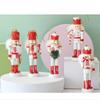 5PCS Handicraft Soldier Doll Painted Handcraft Figurine Christmas Nutcracker  Desktop Decoration