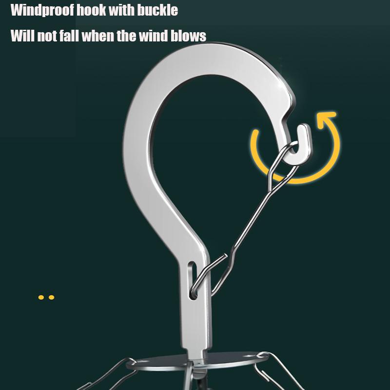 Suport de uscare rezistent la vânt din oțel inoxidabil pentru sutien și șosete, organizator, clip pentru uscare de șosete, umeraș multifuncțional de uz casnic