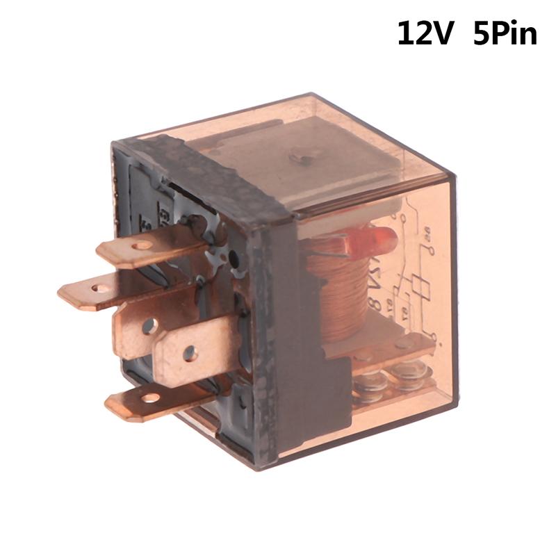 12V/24V 3-Pin 4Pin 5Pin LED Adjustable Car Flasher Flash Relay For Turn Signal Light CF13 80A/100A Automotive Van Boat Relays