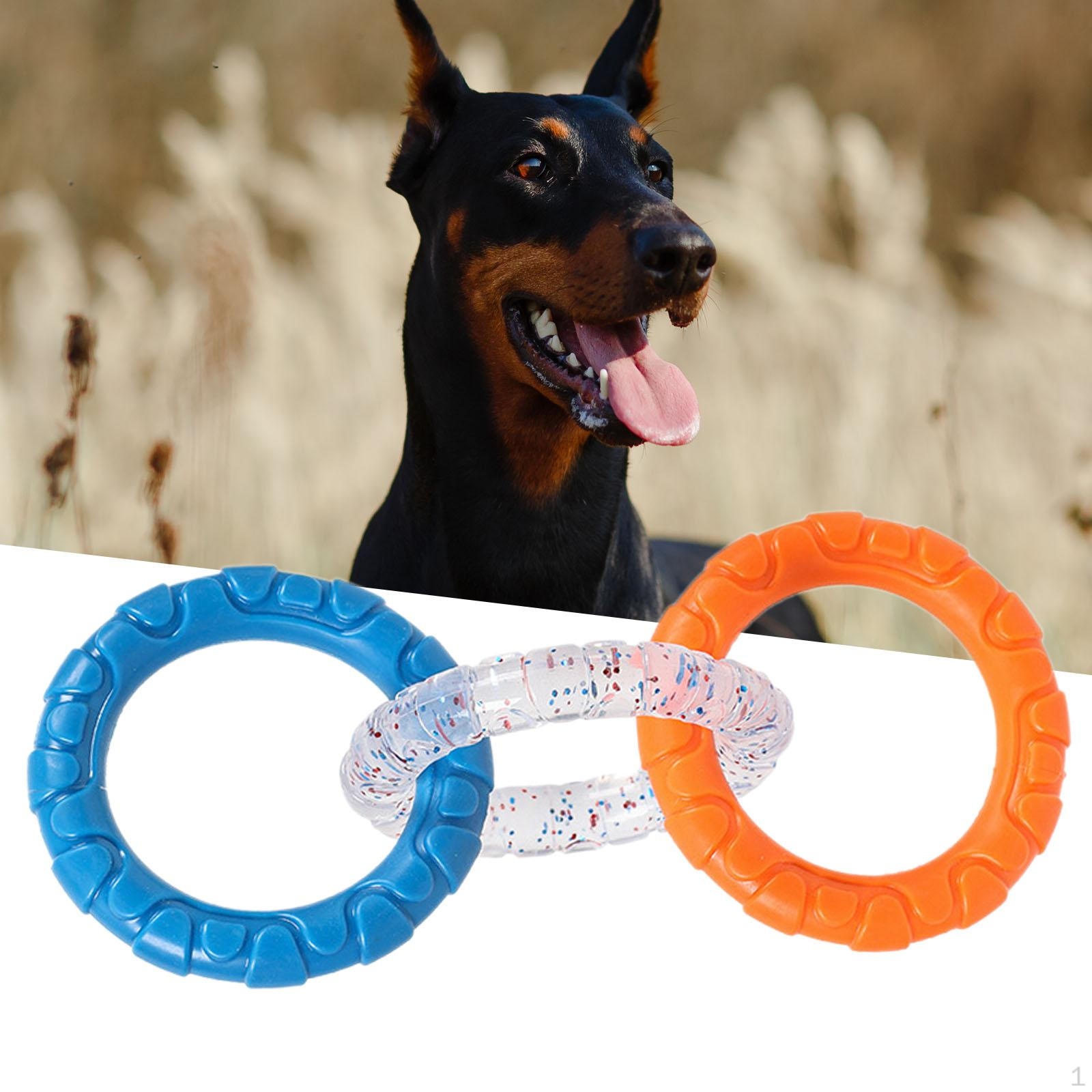 

Dog Chew Toy for Interactive Play and Training orange and blue