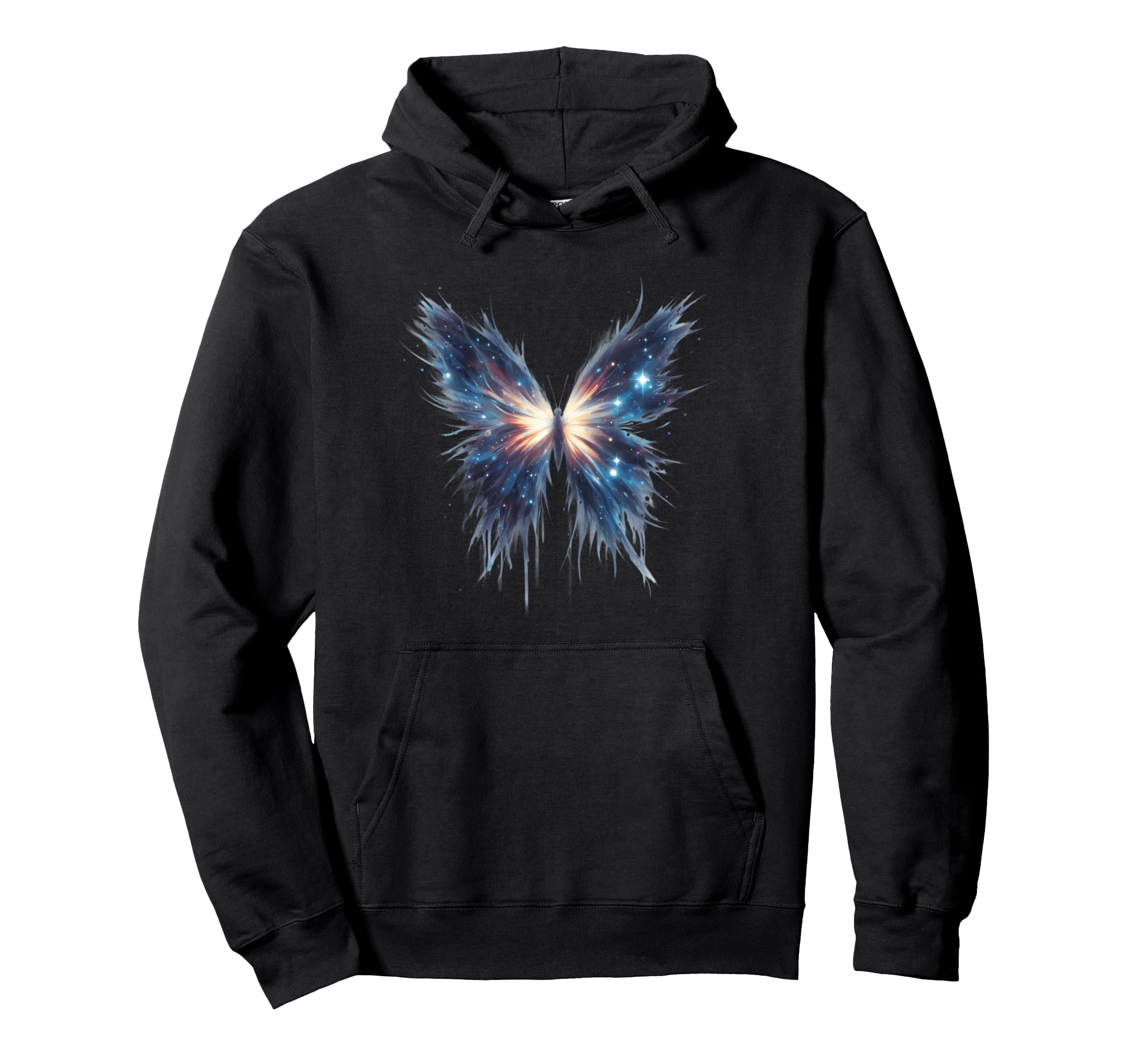 

Magical Spark Butterfly Mysterious Butterfly Galaxy Star Hoodie чёрный