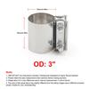 Exhaust Clamp Sleeve Coupler Replaced Part Clip Replacement Multipurpose