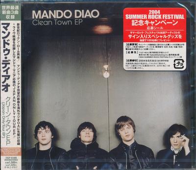 CD MANDO DIAO  Clean Town EP TOCP61089 Majesty Recordi 2004 Japan ObiRock Used
