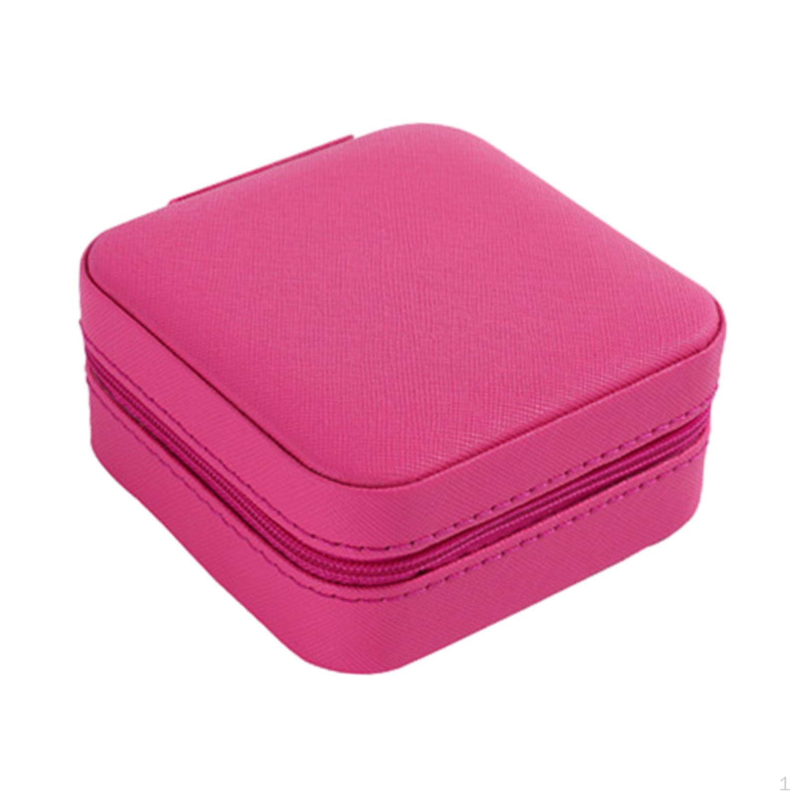 

Элегантная шкатулка для украшений с зеркалом — стильное решение для хранения ожерелий, сережек и колец розы красного