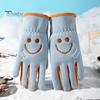 Kids Ski Gloves Winter Windproof Thermal Snow Gloves Cartoon Fleece Warm Mitten for Boys Girls Skiing Snowboard Cycling