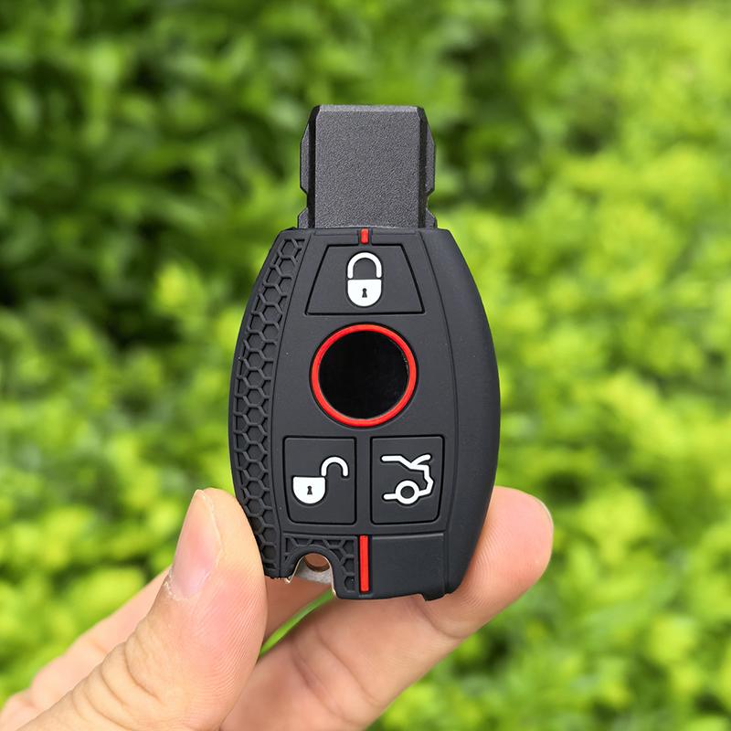 Silicone Car Samrt Key Fob Case Cover For Mercedes Benz A B C E S G Class W204 W205 W212 W213 W176 W177 Glc Cla Amg Accessories