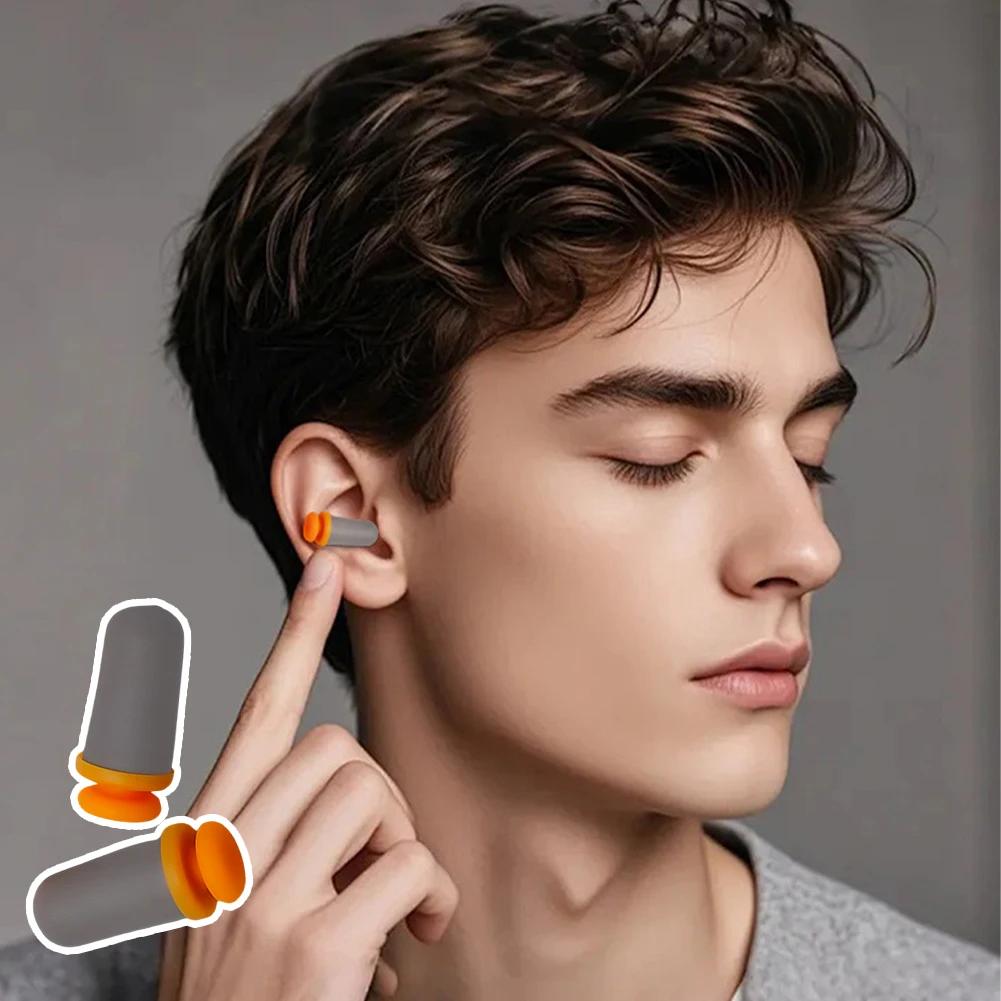 Silent Earplugs for Sleep Office Learning Travel Capsule Storage Creative Noise Reduction