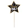 25pcs Black Golden Graduation Photo Props Class of 2026 Congratulation Happy Graduation Decor Bachelor Cap Beard Glasses
