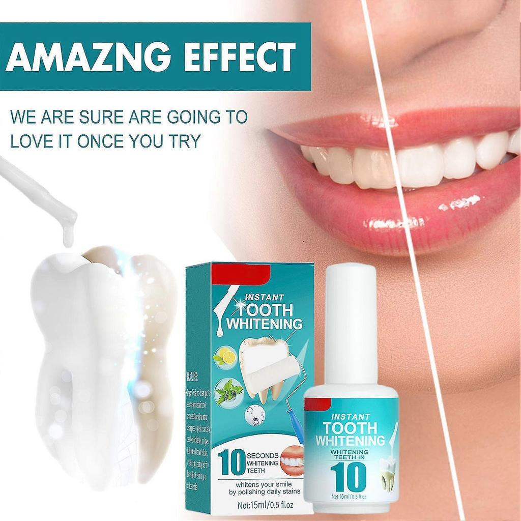 Tooth Paint 15ml Instant Tooth Whitening Paint Tooth Stain Removal Tooth Whitening Booster For All Type Of Teeth