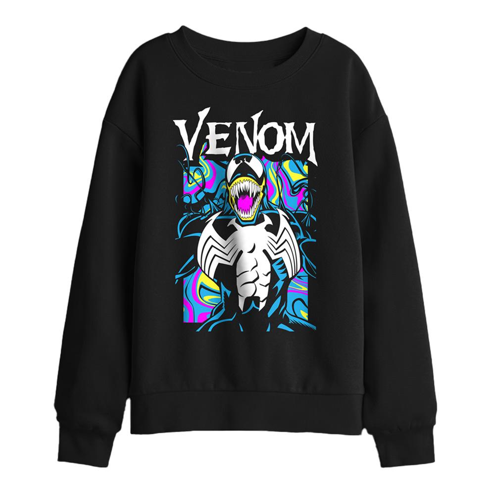 Venom Childrens/Kids Marbled Sweatshirt