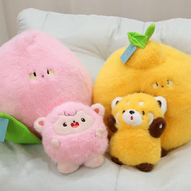 Strange Capybara Doll Plush Toy Removable Doll Pillow Girls Sleeping Doll Cute Birthday Gift