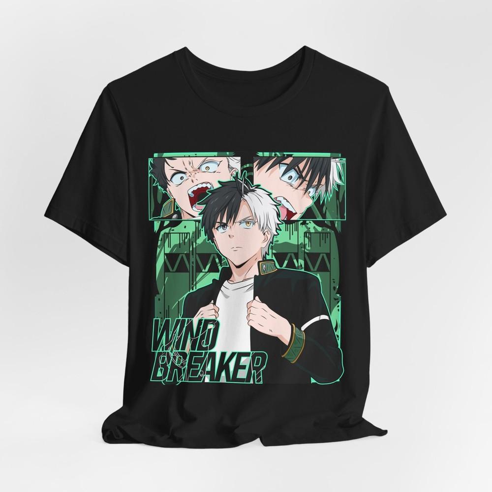 Wind Breaker Graphic Tee Unisex AnimeInspired Shirt for Casual Fan Streetwear S