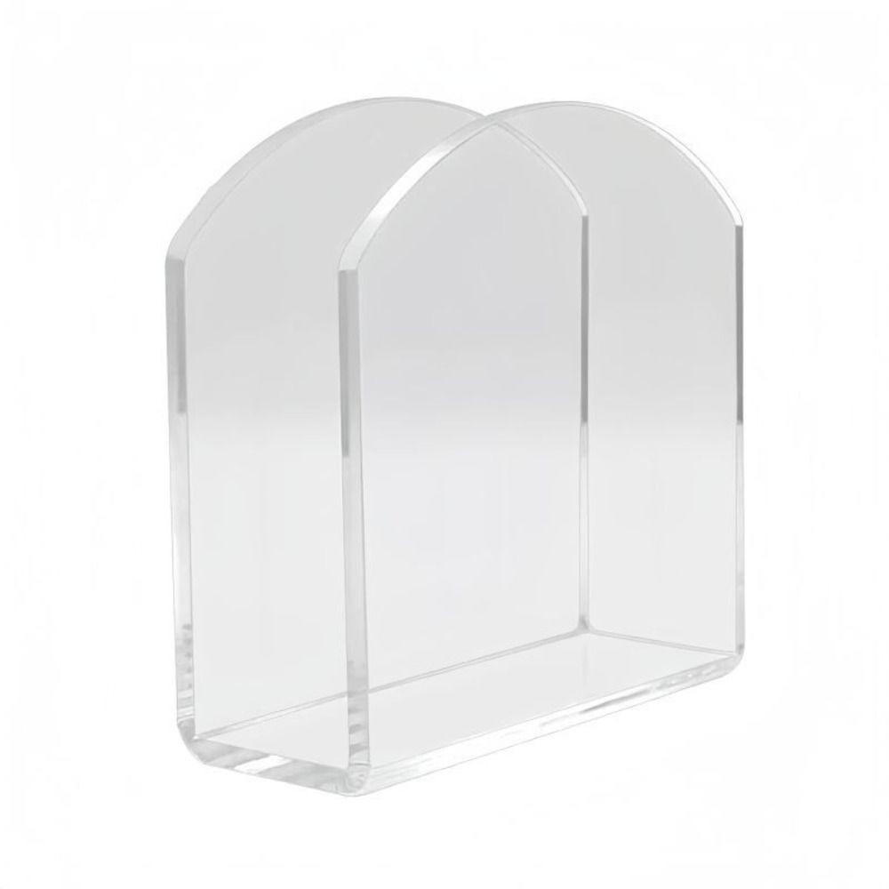 

Transparent Acrylic Napkin Holder Vertical Holder Napkin Rack Tissue Box Dispenser Restaurant Use Style 1