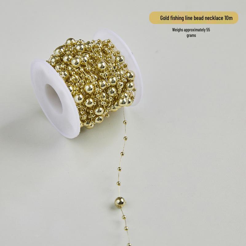 DIY Pearl Beaded Christmas Tree Ornaments - Creative Holiday Decor