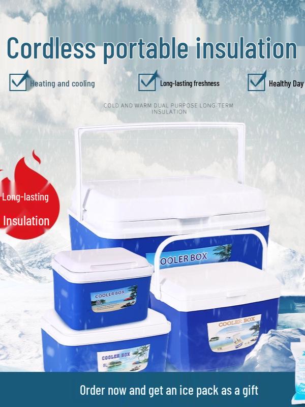 Tragbare isolierte Frischhaltebox für kleine Kühlschränke, den Außenbereich, zum Angeln und für unterwegs