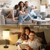 Bedside Lamp with USB Port Dimmable 3 Color Temperatures Flicker Free Eye