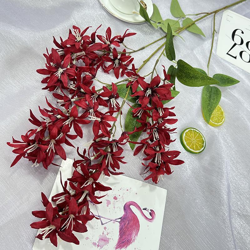 Wedding Silk Wisteria Decoration Flowers For Venue Ambiance And Shoots Photo