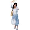 French Style Shows Temperament, Elegant Waist, New Niche Design In Summer, Fairy Fluttering Dress Women's Clothing