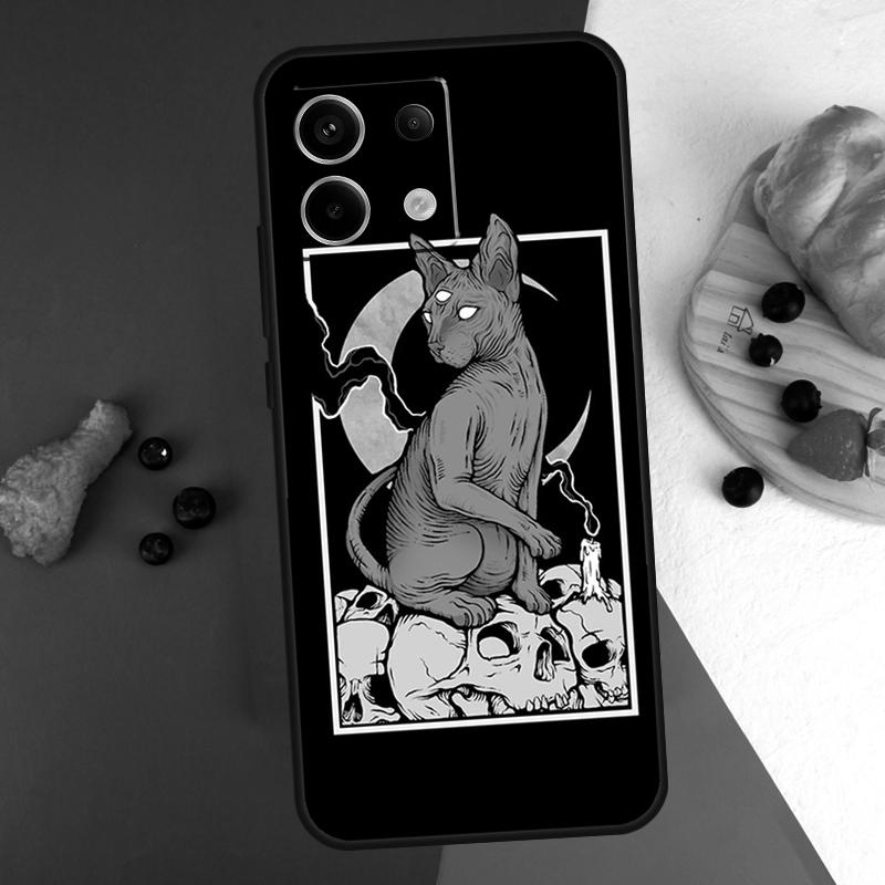 Sphynx Cat Case For Xiaomi Redmi Note 14 13 Pro 9 10 11 12 Pro 10S 11S 12S Redmi 14C 13C 10C 12C Coque