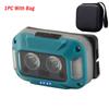 Led Rechargeable Portable Headlamp Cob Strong Light Work Light Rechargeable Head  Light Cycling Night Fishing Running Light