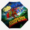 1PC Scooby-Doo Zombie Island Umbrella-8-Rib Reinforced, Automatic Open, Lightweight & Durable, Cute Fashion Accessory for Outdoor, D2634