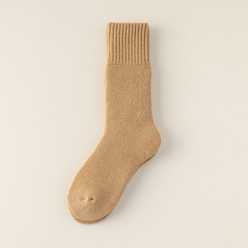 Extended and Thickened Cashmere Socks for Women and The Elderly To Keep Warm In Autumn and Winter. Woolen and Fleece Sleeping Socks