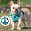 Yousheng Pet Harness Leash Reflective Stripes Anti-pull Breathable Pet Dogs Cats Harness Traction Rope Set for Pet Training