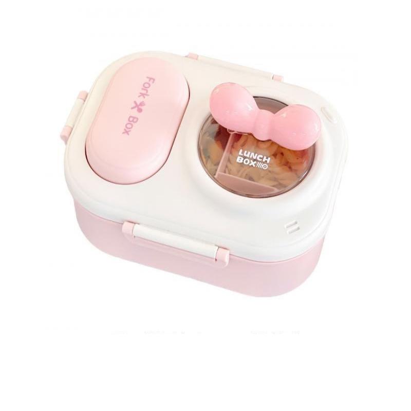 Carina Bento Box per Donne e Adolescenti - Contenitore Pranzo Portatile Stile Macaron, Ideale per Lavoro, Picnic, Appuntamenti, Imballaggio Semplice