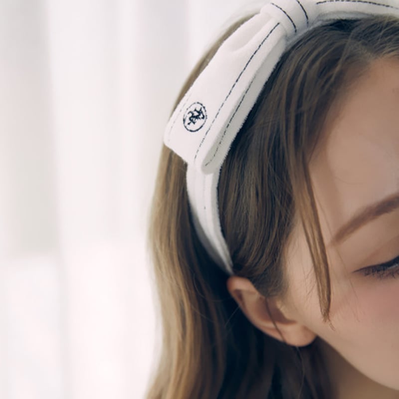 ANOETISCHES COCO-RIBBON-HAARBAND_WEISS