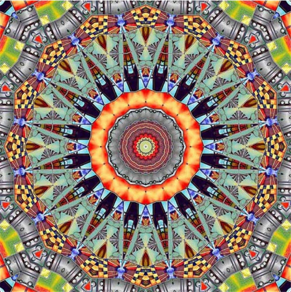 Round Diamond 5D Diamond Painting Mandala Kaleidoscope Full Diamond Embroidered Mosaic Home Decoration Christmas Gift