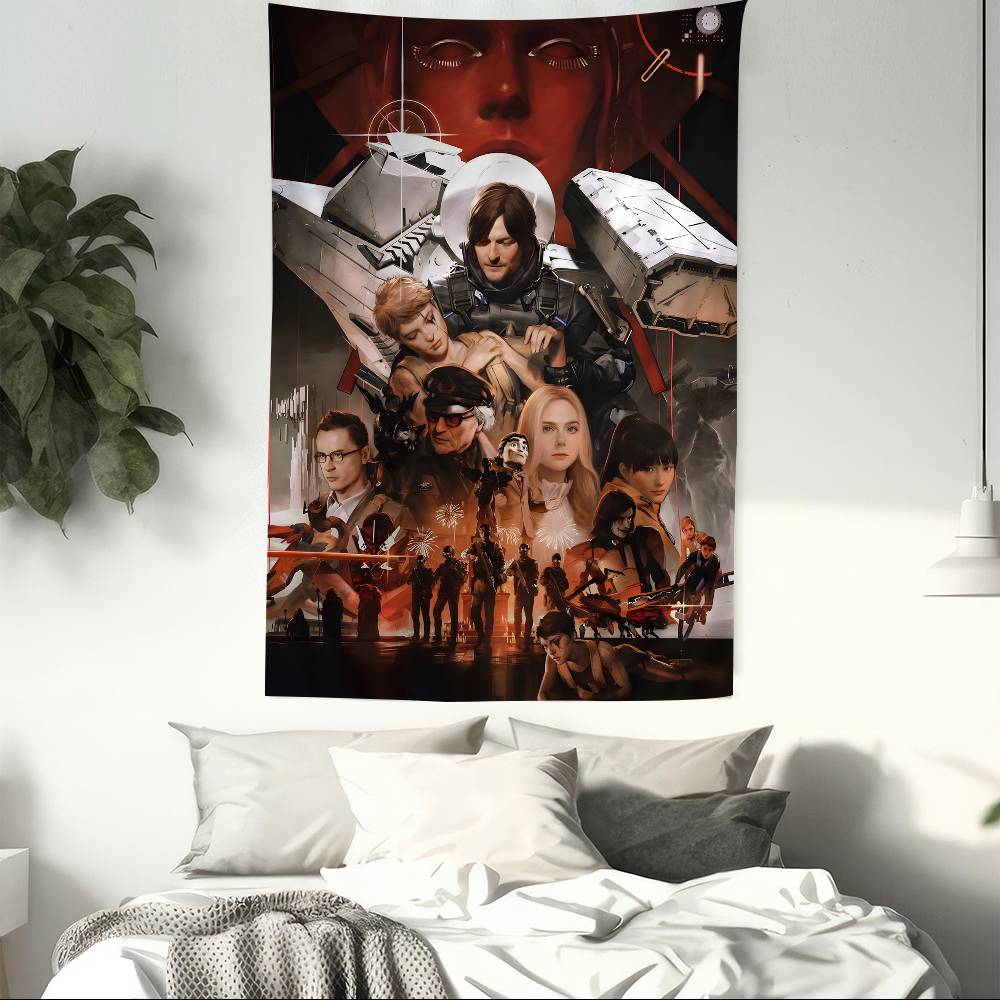 Game Death Stranding 2 On the Beach Wall Tapestry Home Decoration Hippie Bohemian Decoration Divination INS Home Decor