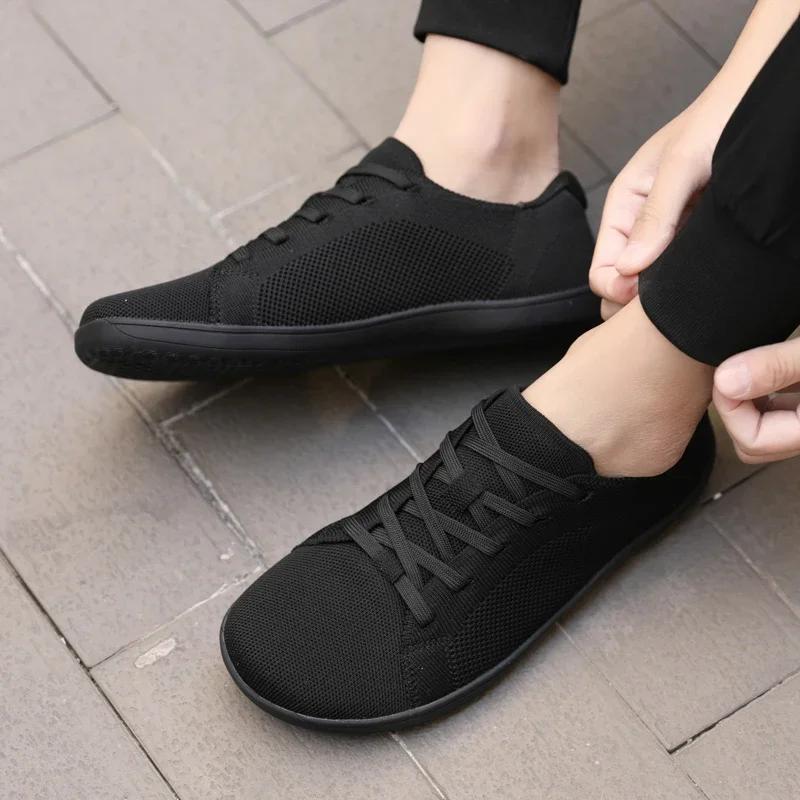 Minimally Designed Mesh Shoes For Women'S Walking Shoes In Summer  New Wide Toe Lace Up Soft Soled Casual Sports Shoes 36-46