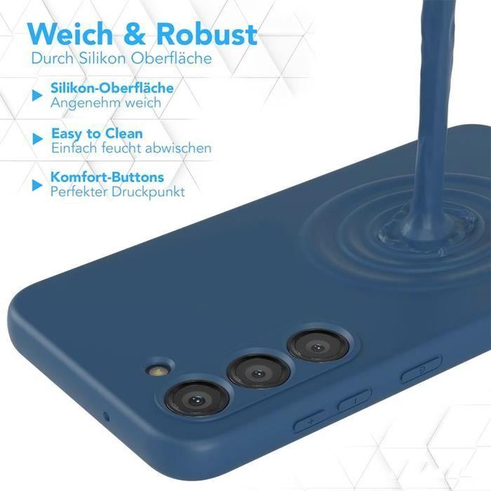 Coque - BOOLING - Samsung Galaxy S24 - Silicone Liquide - Protection Durable - Antidérapante