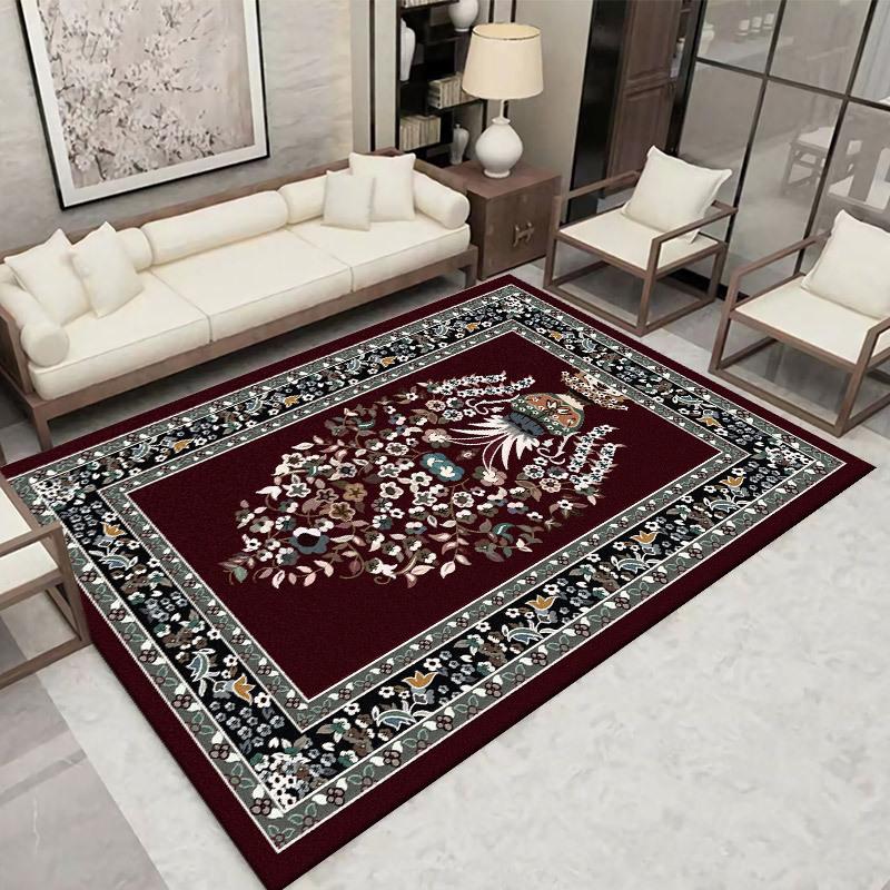 Living Room Persian Carpet Floor Mat Bedroom Sofa Coffee Table Tatami Easy To Maintain At Home Foot Mat