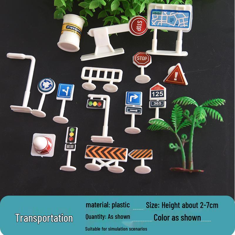 Cardboard Traffic Track Educational Toy for Kindergarten Art & Play Area