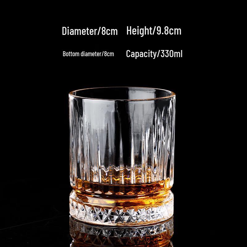 Sikaizhuo Elegant Glass Whiskey & Beverage Tumblers