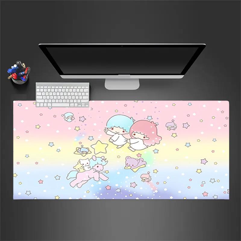 1pc Pastel Cute Fantasy Characters Computer Pad with Vibrant Print, Mouse Pads for Desk,Colorful Desk Mat for Gamers and Office Use