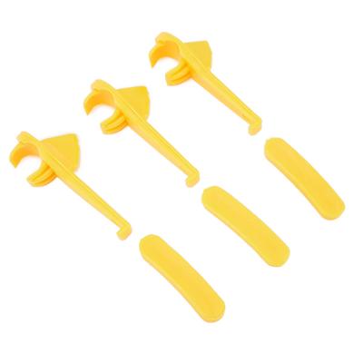 Protecteurs de tête de changeur de jante, support de pneu jaune en plastique, 12 pièces, pièces de démontage, accessoires pratiques, tout neuf