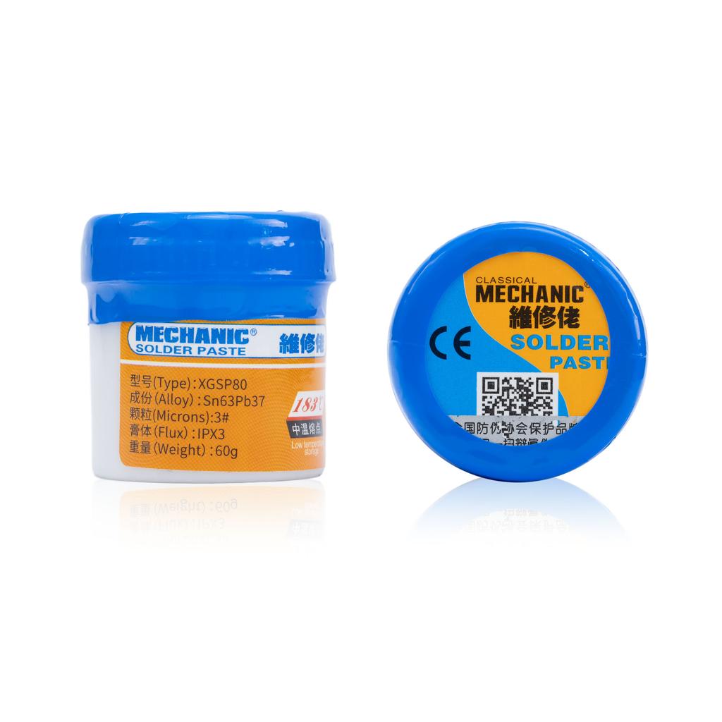 Rosfix Pasta Lutownicza XGSP80 60g – No Clean | Srebrna Formuła | Idealna do Technologii GSM i Sit BGAP