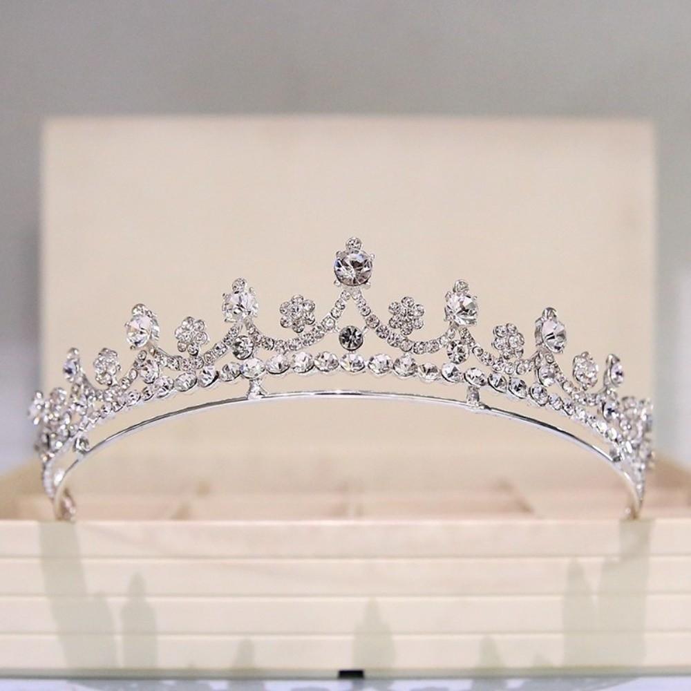 Hair Jewelry Crystal Bridal Crown Zircon Princess Tiara  Hair Jewelry Accessories