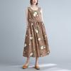 Abiti Estivi Vintage Stampati da Donna Senza Maniche Moda Ampi Vacanza Spiaggia Abito Sottile Eleganti Vestidos Robe Femme