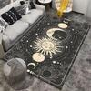 Dreamy Sun and Moon Pattern Rug Suitable for Use As an Anti-slip Game Mat for Living Room and Bedroom Sofas