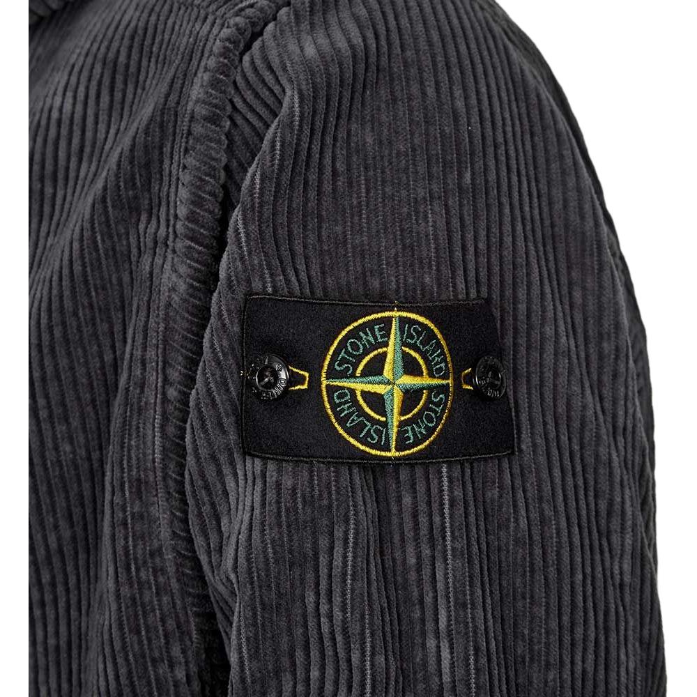 Stone Island Casual Pullover Solid Color Hooded Long Sleeve Sweatshirt Men sweatshirt Black 791511611-V0062