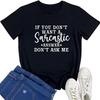 BLACKMYTH Women Cute Tees Graphic Casual Crewneck T Shirts