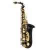 Saxophone Eb Alto Brass Carved Professional Orchestral Instrument with Maintenance ToolsBlack