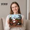 Drawing Pads for Colored Pencils Cozy Village Coloring Book, Thickened Cotton Pulp Paper, Stress Healing Cartoon Illustrations Relief Portable