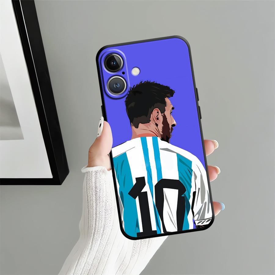 Football Sports Cool Case for iPhone 13 12 11 17 Pro Max 7 8 Air 15 16 14 Plus XS Max XR Black Soft Phone Cover