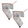 2Pcs Banana Hair Clips Metal Woven Thread Easy   Simple Stylish Vintage Clincher Comb for   Travel Family