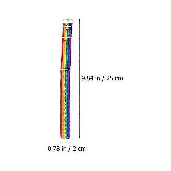 10 Pezzi Braccialetti Arcobaleno Braccialetto dell'Amicizia Braccialetto Arcobaleno Lgbt